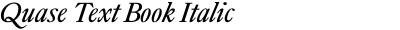 Quase Text Book Italic